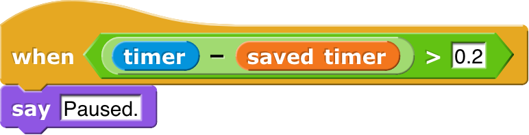 Snaz Timer Timer problem - Snap! Editor - Snap! Forum