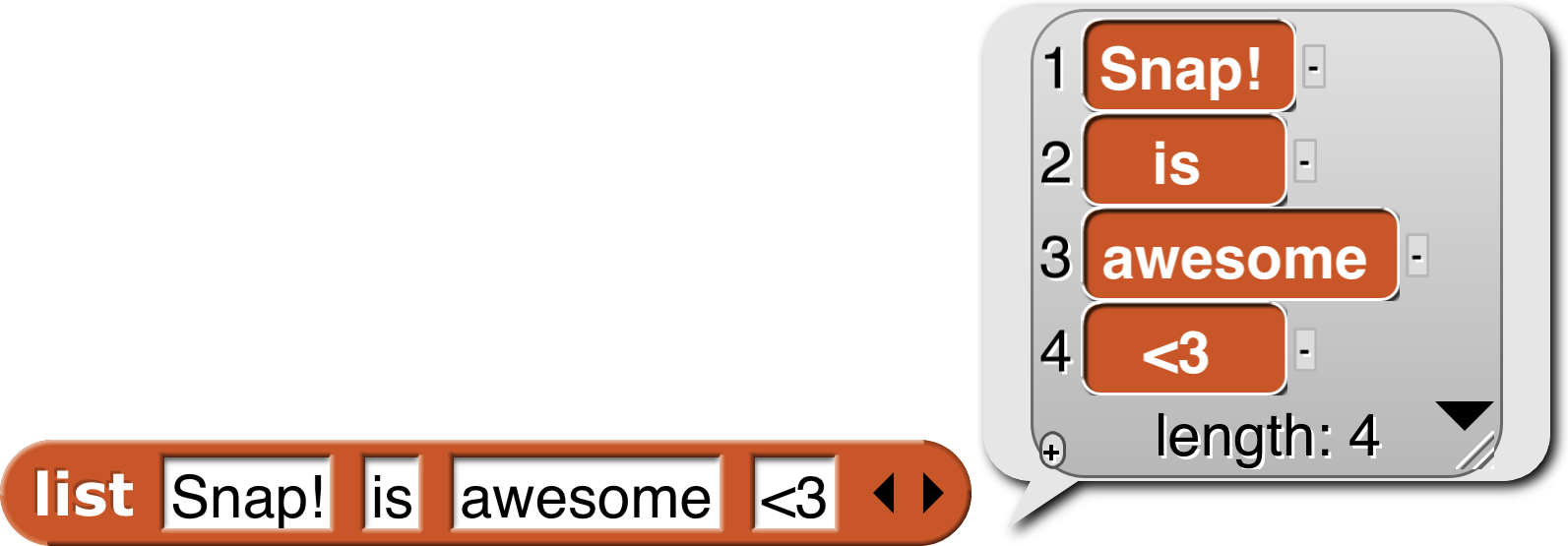 How do I make a list? - Help with Snap! - Snap! Forum
