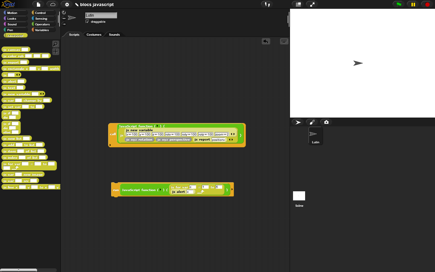 A new learning level; javascript text blocks - Snap! Feature Requests ...