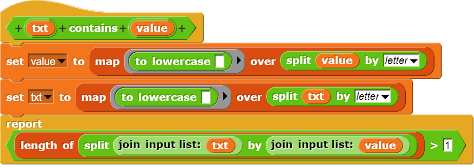 CONTAINS block for text strings - Tutorials (Here's how to...) - Snap ...